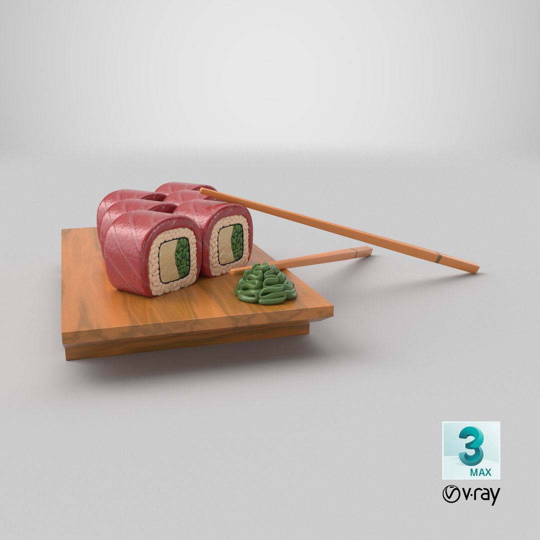 3D Tuna Roll Set model https://p.turbosquid.com/ts-thumb/dn/gW1rZu/tZ/stemcell_max_vray_render/png/1772018694/1920x1080/fit_q87/cc5ea99c6b37bd70269ac8541d5fd292fb7b2a67/stemcell_max_vray_render.jpg