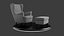 IKEA Strandmon Vibberbo Armchair and Pouf