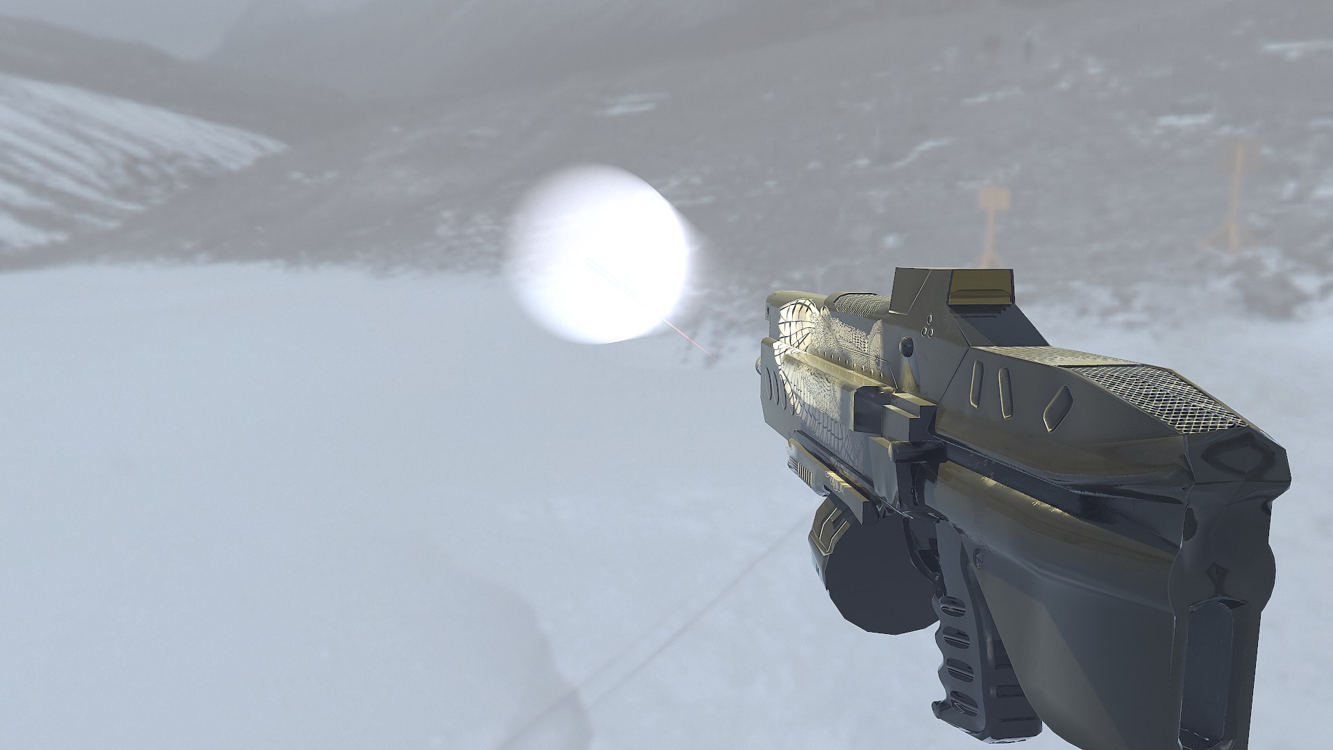 3D Model Modern Machine Gun Owl - TurboSquid 1871891