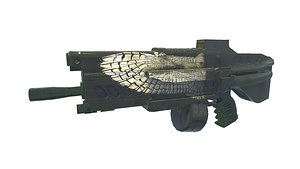 3D model Modern machine gun Owl