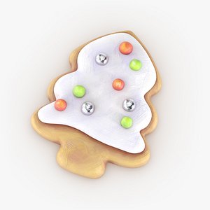 Cartoon Christmas Cookie B 3D model