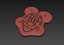 Modelo 3D de galletas Mickey