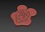 Modelo 3D de galletas Mickey