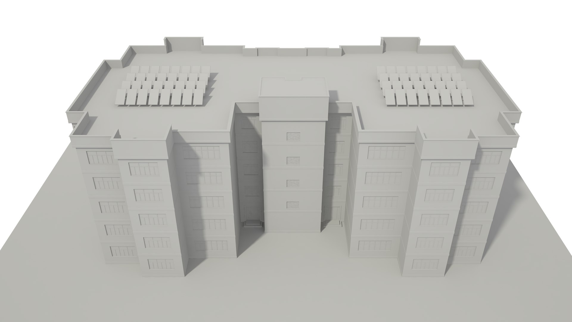 Apartment Building With Interior-NO TEXT Model - TurboSquid 2327411