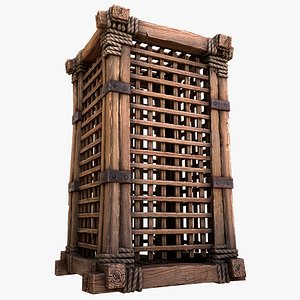 Wooden Prison Cage
