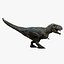 Giganotosaurus Tyranosaurus truccato in 3D