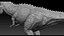 Giganotosaurus Tyranosaurus truccato in 3D