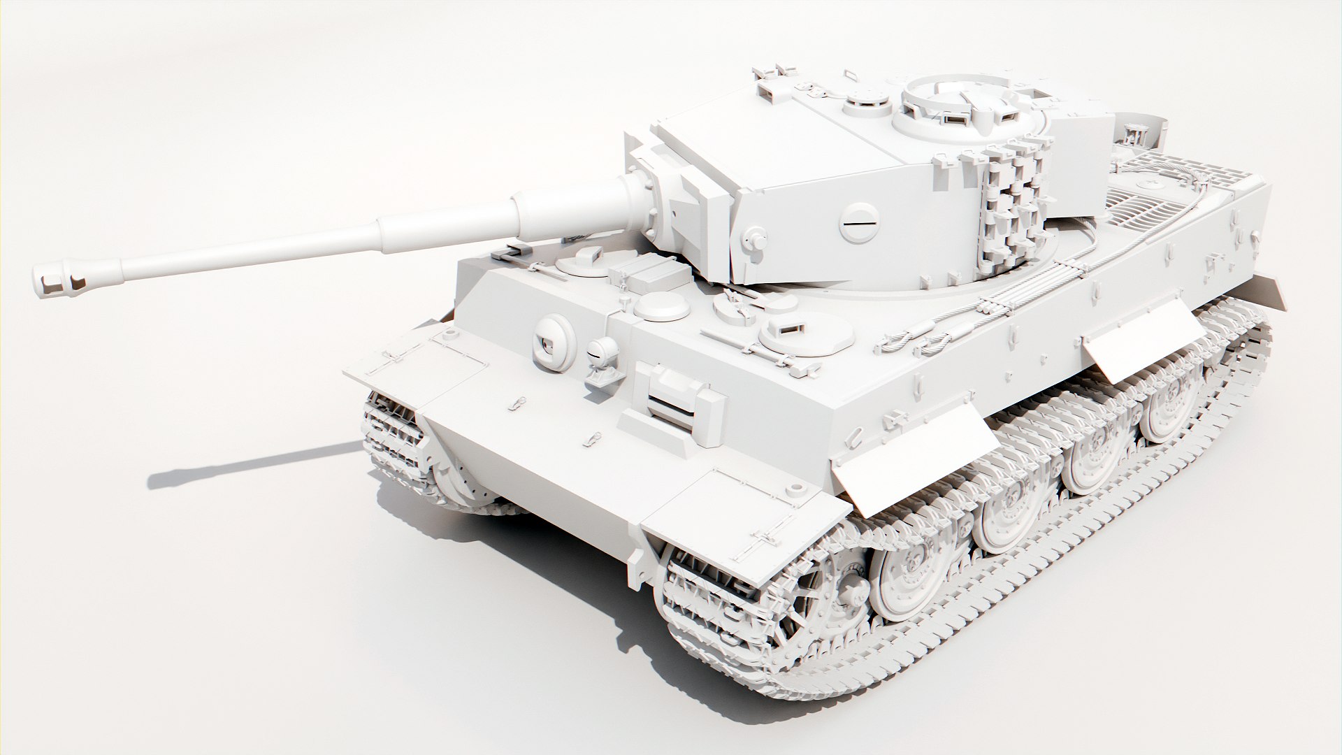 Panzer VI - Tiger I - WW2 German heavy Tank model https://p.turbosquid.com/ts-thumb/do/0vQb1X/lz/clay/png/1760499515/1920x1080/fit_q87/b3a4dbb5cc00e28f69ce05b1822b24f77b124a72/clay.jpg