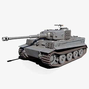 Panzer VI - Tiger I - WW2 German heavy Tank model