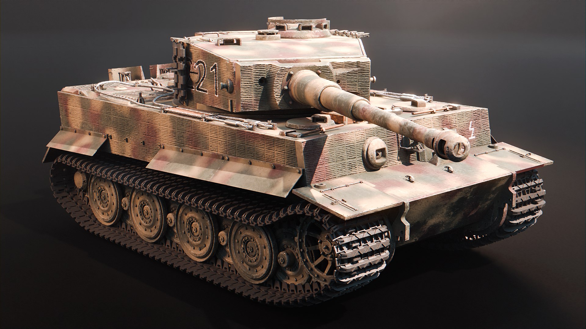 Panzer VI - Tiger I - WW2 German Heavy Tank Model - TurboSquid 1892430