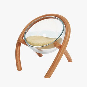3D XOX-inspired Low-Poly Chair 3D Model