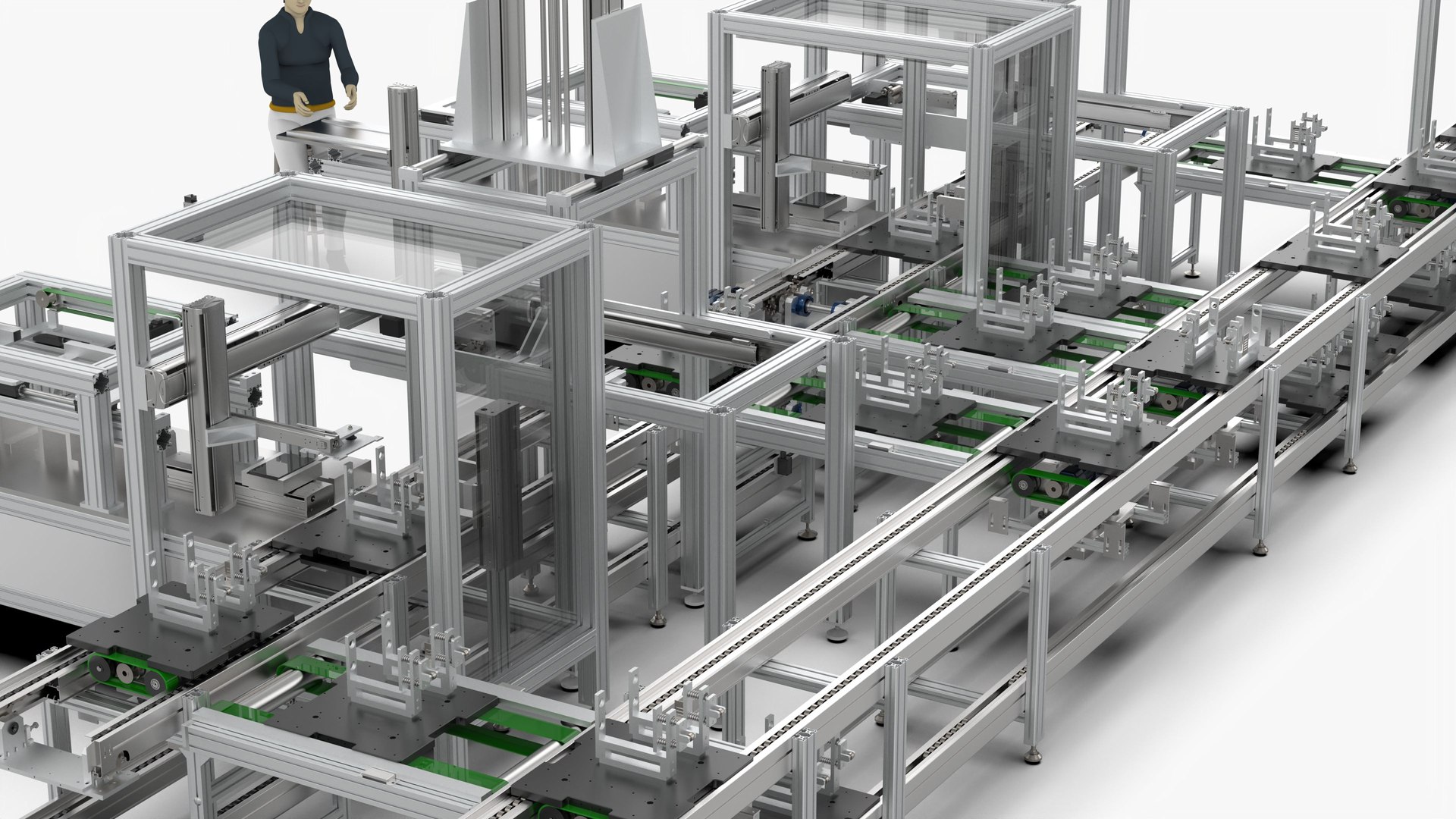 3D Automatic Soft Package Module Welding Line - TurboSquid 2010263