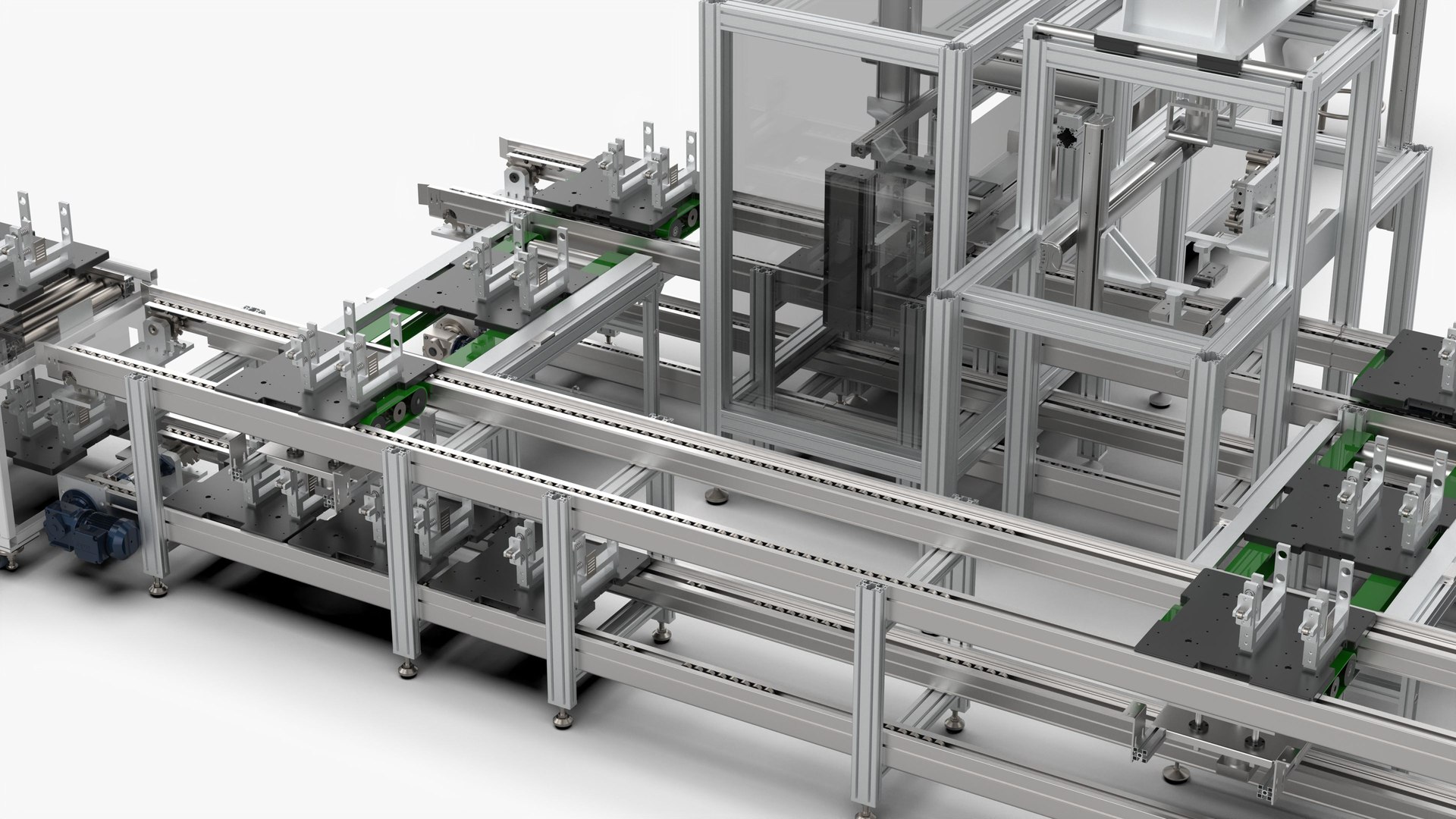 3D Automatic Soft Package Module Welding Line - TurboSquid 2010263