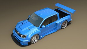 3D amarok pickup gt3 model