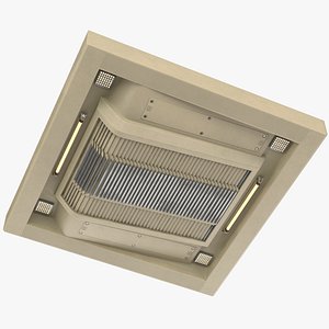 3D Sci-fi Large Ceiling Air Conditioner PBR