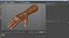 hands rigged female 3D