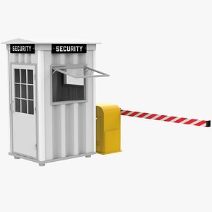 Security Cabin 3D model