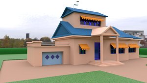 OGGY HOME 3D model