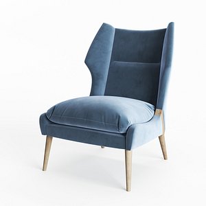 3D model Charter Byron Lounge Chair