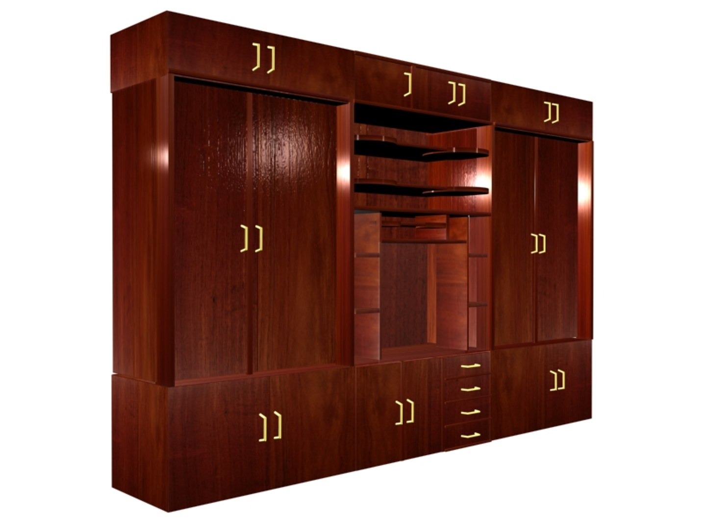 3d cupboard model