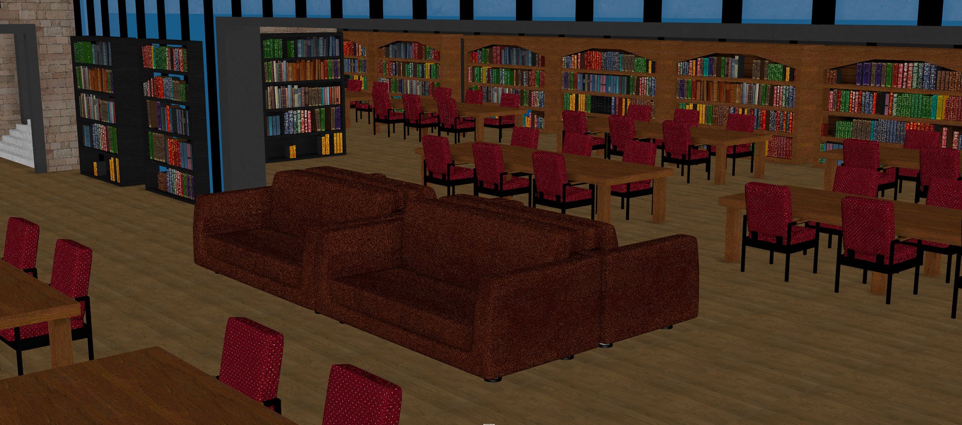 3D Library Model - TurboSquid 2423660