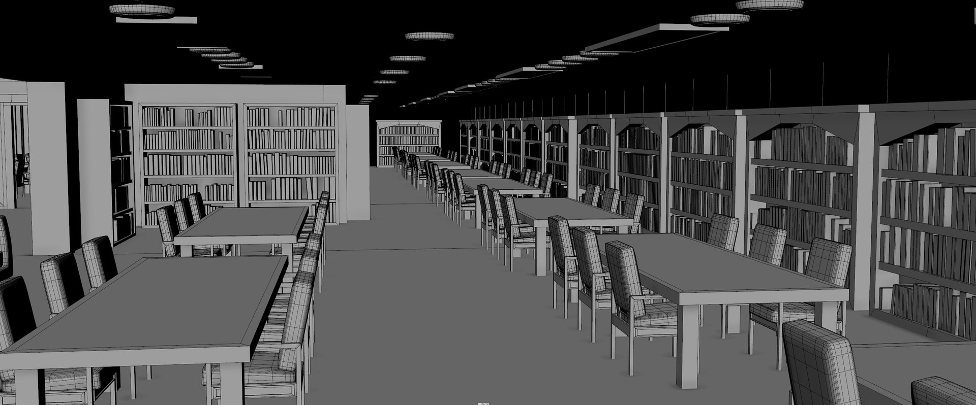 3D Library Model - TurboSquid 2423660