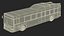Gillig低地板混合动力客车Intercity Transit Rigged 3D模型