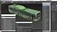 Gillig低地板混合动力客车Intercity Transit Rigged 3D模型