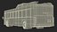 Gillig低地板混合动力客车Intercity Transit Rigged 3D模型
