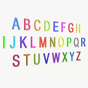 Alphabet Colorful