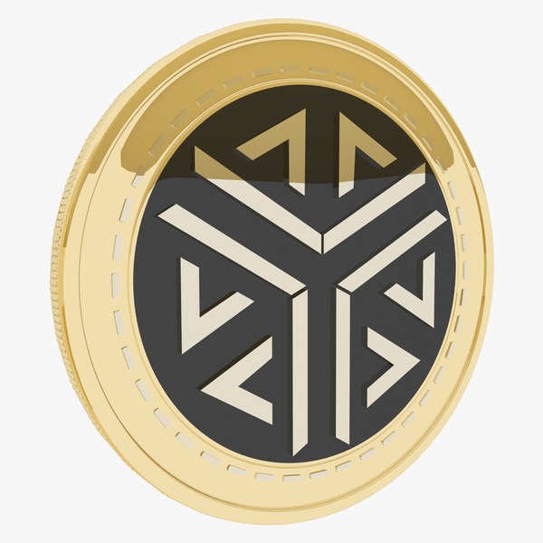 3D Bavala Cryptocurrency Gold Coin
