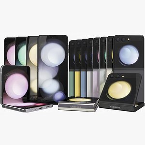 Samsung Galaxy Z Flip 5 All Colors Animated