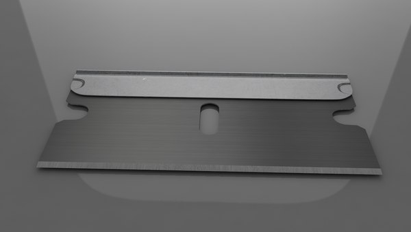 Single edge razor blade model - TurboSquid 1465308