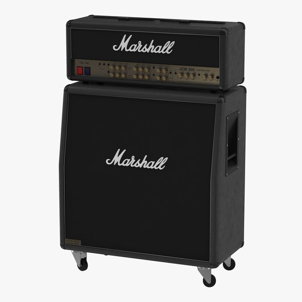 3d guitar amplifier marshall model