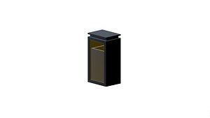 Modern Trashcan LowPoly