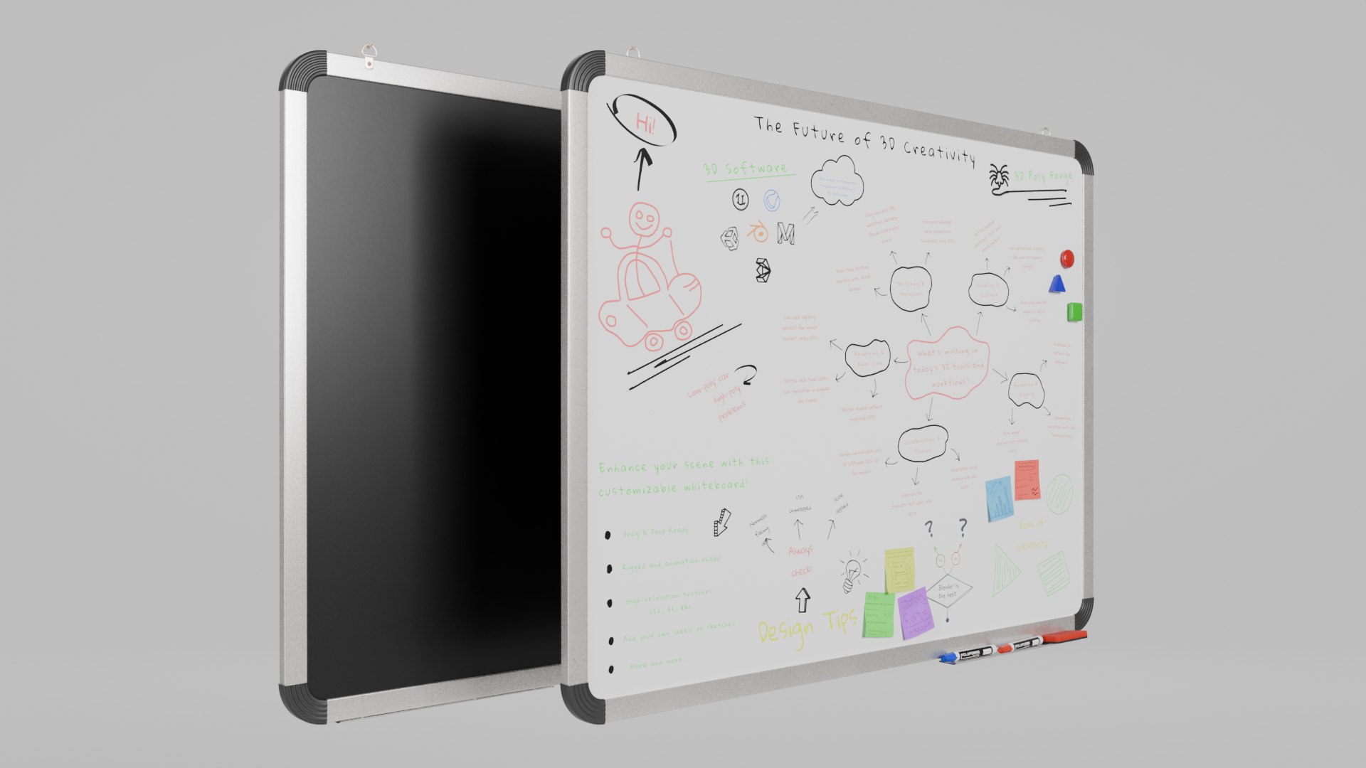 Customizable Wall-Mounted Whiteboard - Rectangular Metal Writing Board 3D model https://p.turbosquid.com/ts-thumb/do/a47S9m/Zt/r_3/png/1746898750/1920x1080/fit_q87/6bf3ff2ddef7014b91375e164da0e63e5662b7f9/r_3.jpg