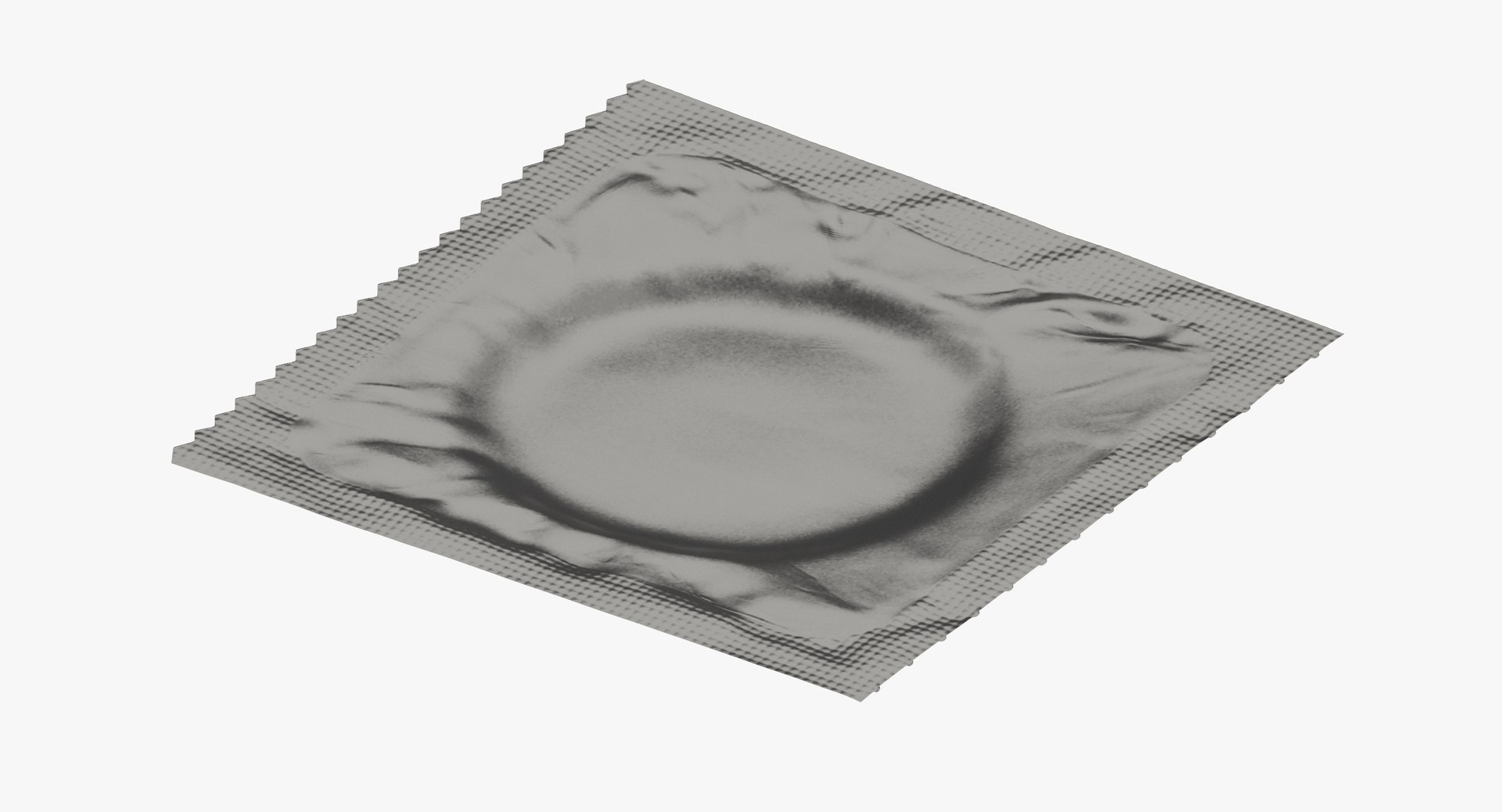 Condom Wrapped Silver 3D Model - TurboSquid 1335090