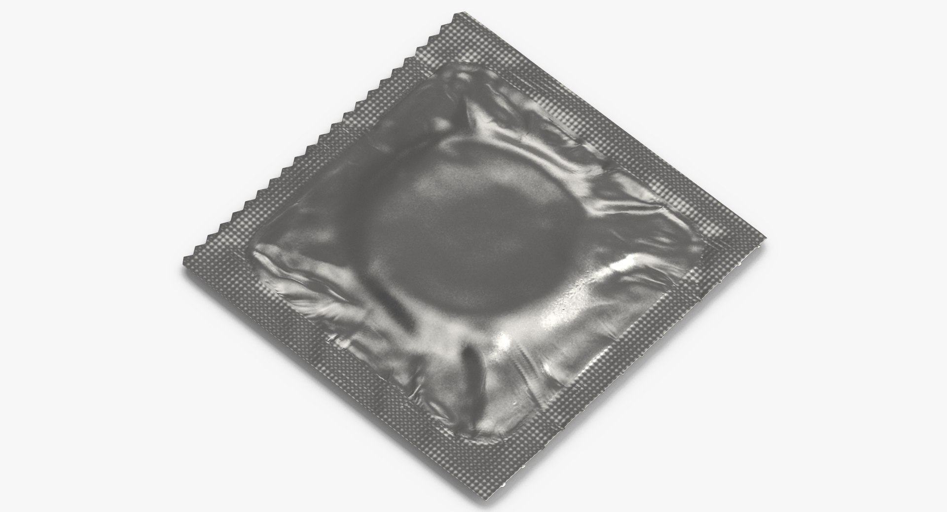 Condom Wrapped Silver 3D Model - TurboSquid 1335090