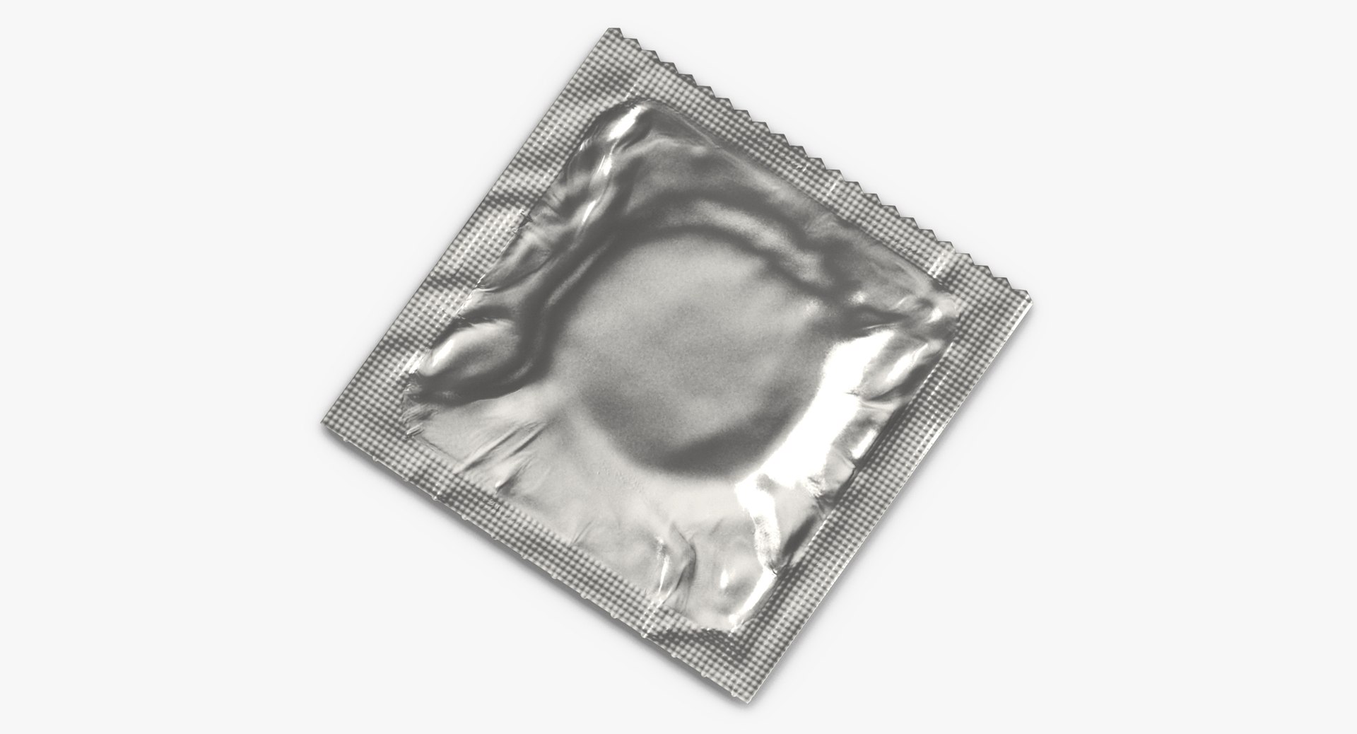 Condom Wrapped Silver 3D Model - TurboSquid 1335090
