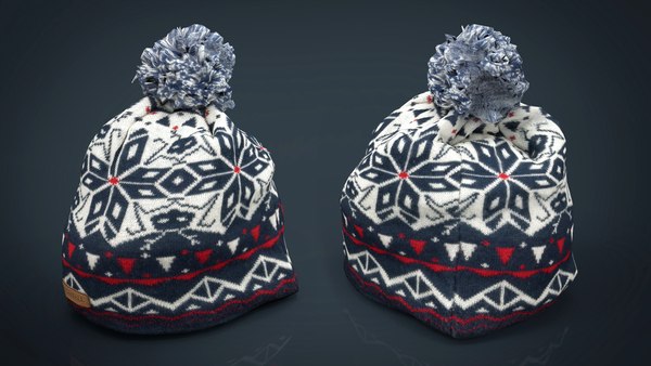 winter hat 3D model