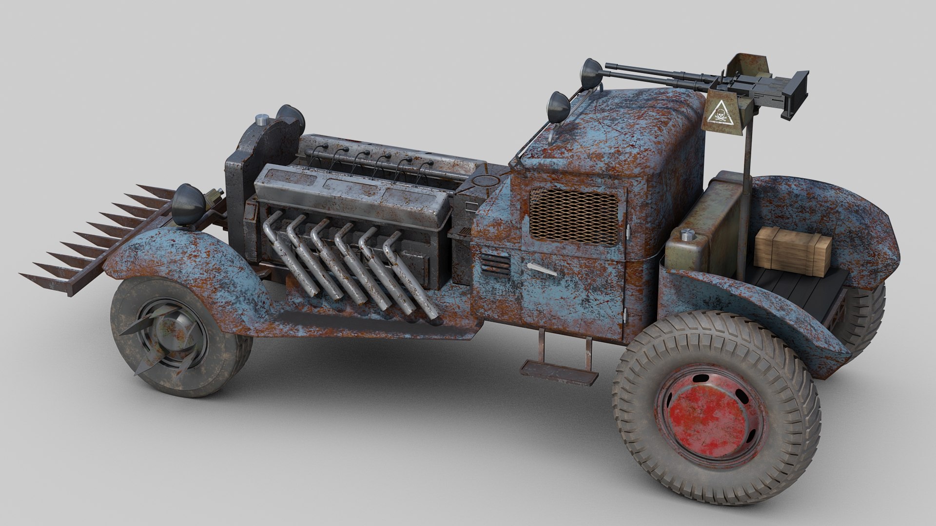 Post Apocalyptic Hot Rod 3D model https://p.turbosquid.com/ts-thumb/do/hE73ef/Cx/hrod_9a/jpg/1618568993/1920x1080/fit_q87/0dae0d6fb74869ca2e1e1d7e5273c613bd582866/hrod_9a.jpg