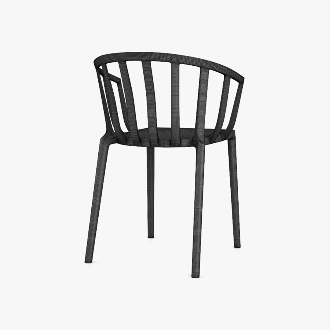 Kartell Venice Chair 3D model TurboSquid 1938870