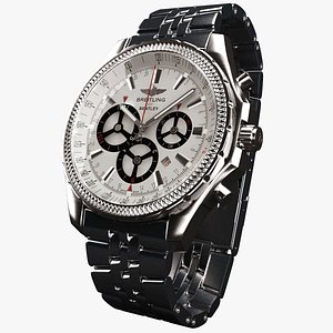 Breitling Barnato White-virtual 3d model