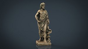 asclepius hero god 3D model
