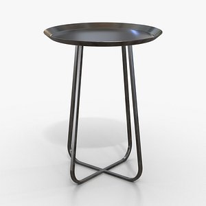 3D Table Round Metal