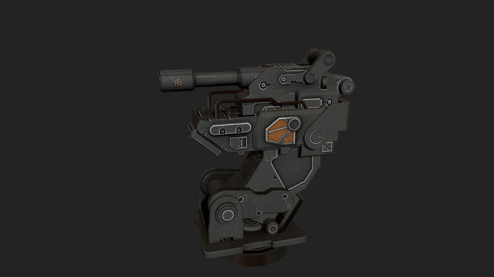 gameready sci-fi turret animation 3D model https://p.turbosquid.com/ts-thumb/do/vA4CPl/5NGdH3vb/screen04/png/1505206894/1920x1080/fit_q87/7ca0851c47d9f8e6493f8ad2916e2bace73a6d18/screen04.jpg