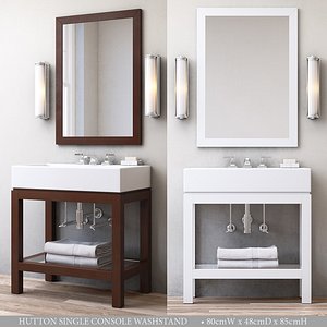 RH HUTTON SINGLE CONSOLE WASHSTAND