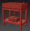 RH HUTTON SINGLE CONSOLE WASHSTAND