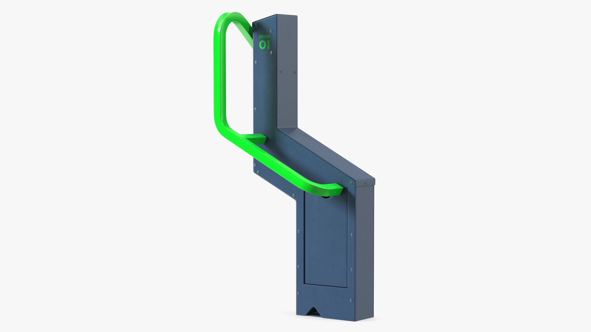 Smart Bicycle Bikeep Parking 3D model preview