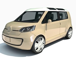 Mini Car 3D Model
